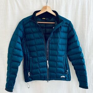 GoLite Women's Teal 800 Goose Down Puffer Jacket cozy warm colorful